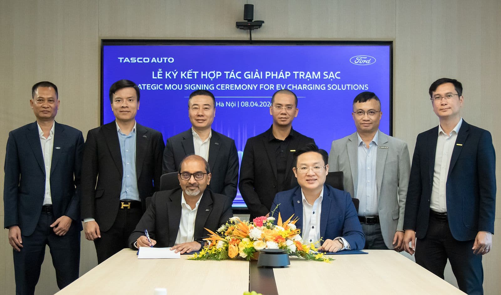 Tasco Auto và Ford 'bắt tay' chia sẻ trạm sạc cho xe điện tại Việt Nam