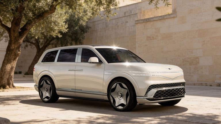 Genesis GV90 2027 : SUV điện đầu bảng, công suất 657 mã lực và cửa mở ngược độc đáo