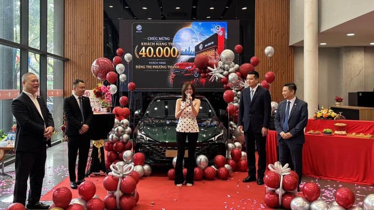 MG Việt Nam ưu đãi 0% lãi suất, kỷ niệm 40.000 xe lăn bánh