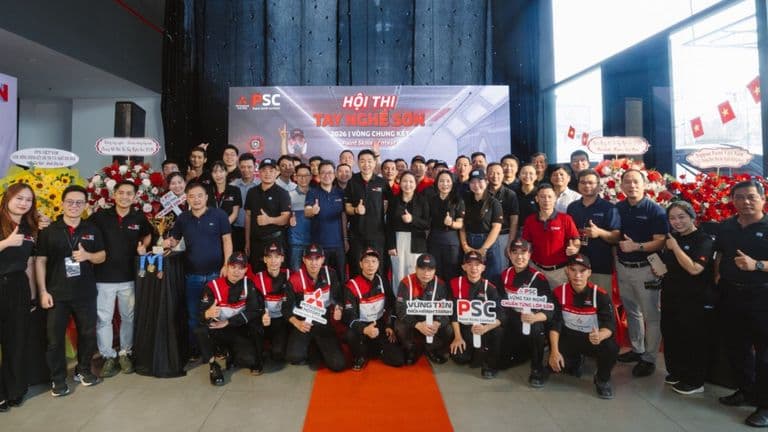 PPG đồng hành cùng Mitsubishi Motors Việt Nam tại Hội thi Tay nghề Sơn 2026 với vai trò giám khảo và cố vấn chuyên môn.