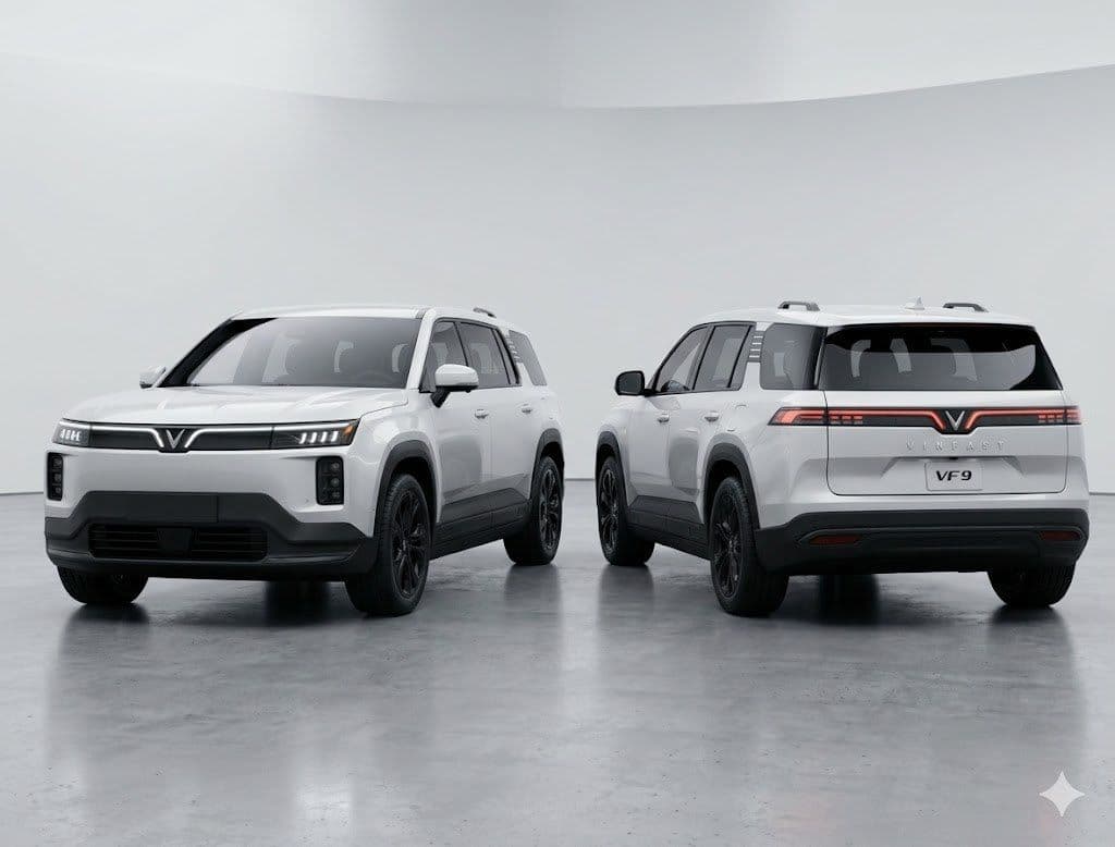 VinFast lộ thiết kế 2 mẫu SUV mới, nghi là của VF9