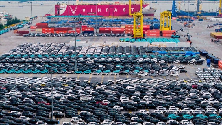 VinFast xuất khẩu hơn 5.000 ô tô sang châu Âu và Đông Nam Á