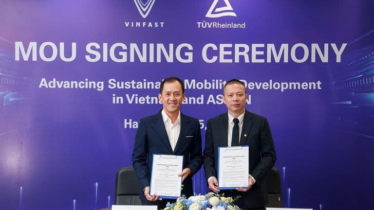 VinFast hợp tác chiến lược với TÜV Rheinland nâng cao khả năng thử nghiệm, kiểm định ô tô tại Việt Nam